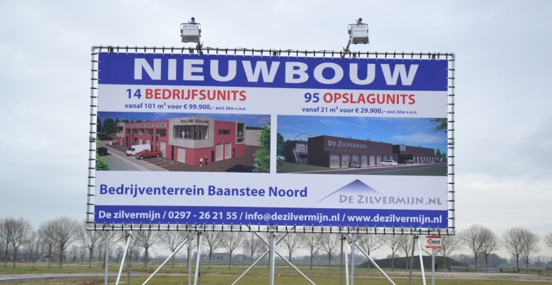 Bouwbord De Zilvermijn Purmerend